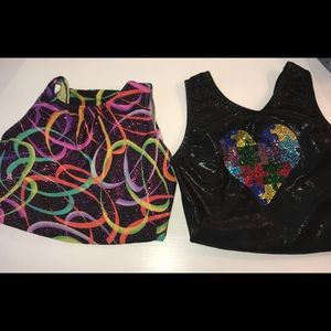 2 Gymnastics Leotards